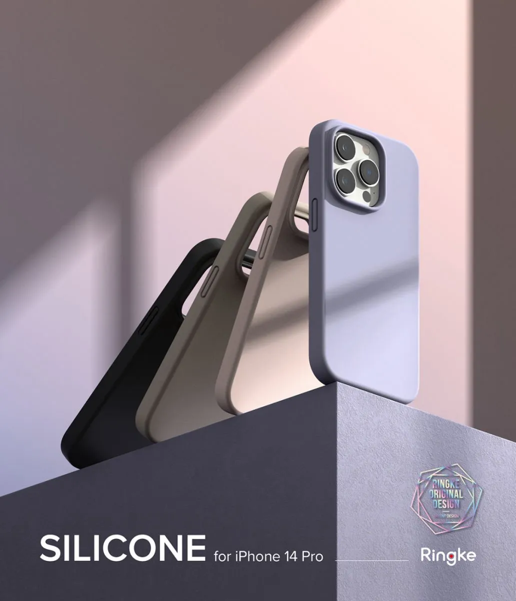 Ringke Silicone Hoesje iPhone 14 Pro - Paars