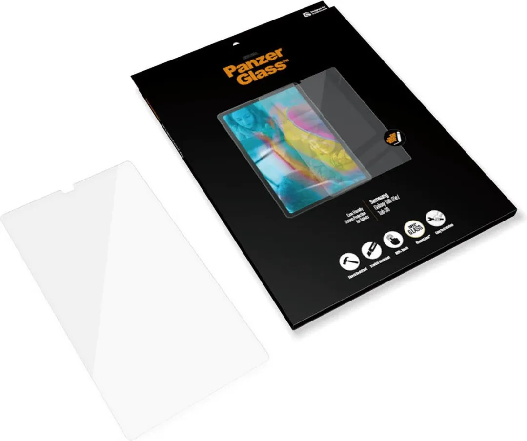 PanzerGlass Case Friendly Gehard Glas voor Samsung Galaxy Tab S5e