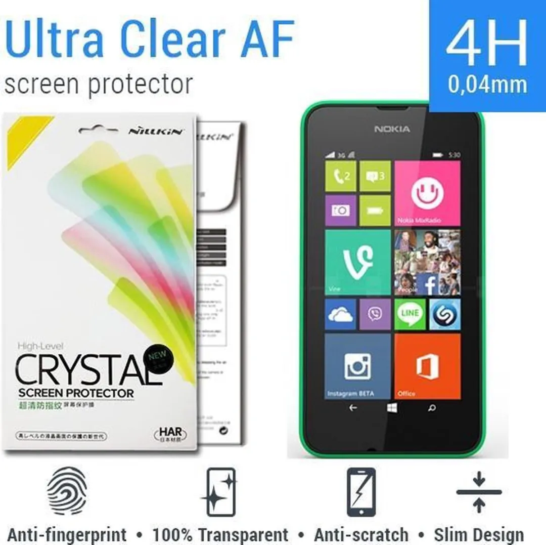 Nillkin AF Ultra Clear Schermbeschermer Nokia Lumia 530
