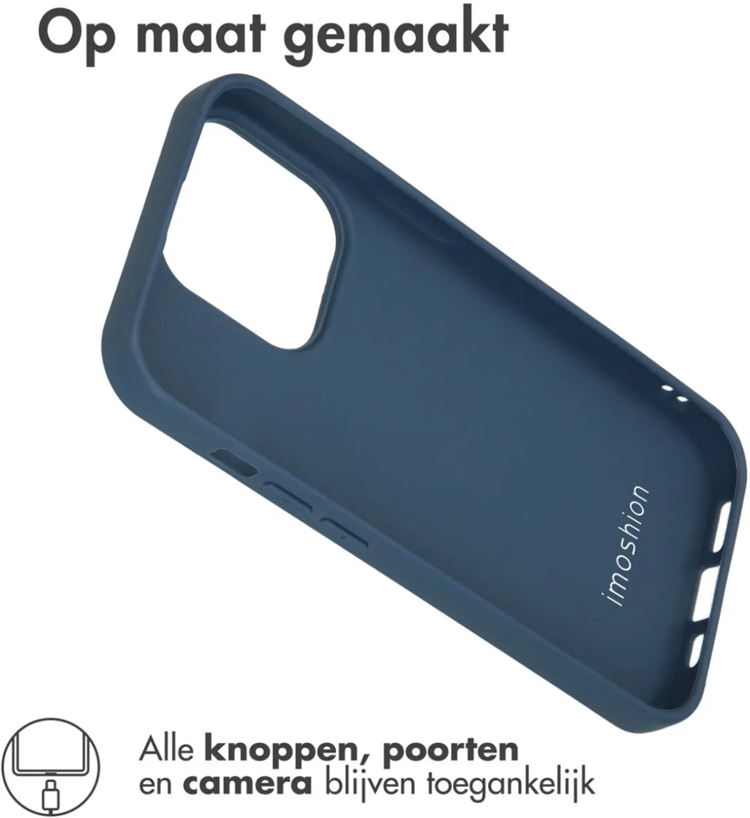 Imoshion Hoesje iPhone 14 Pro - Donkerblauw