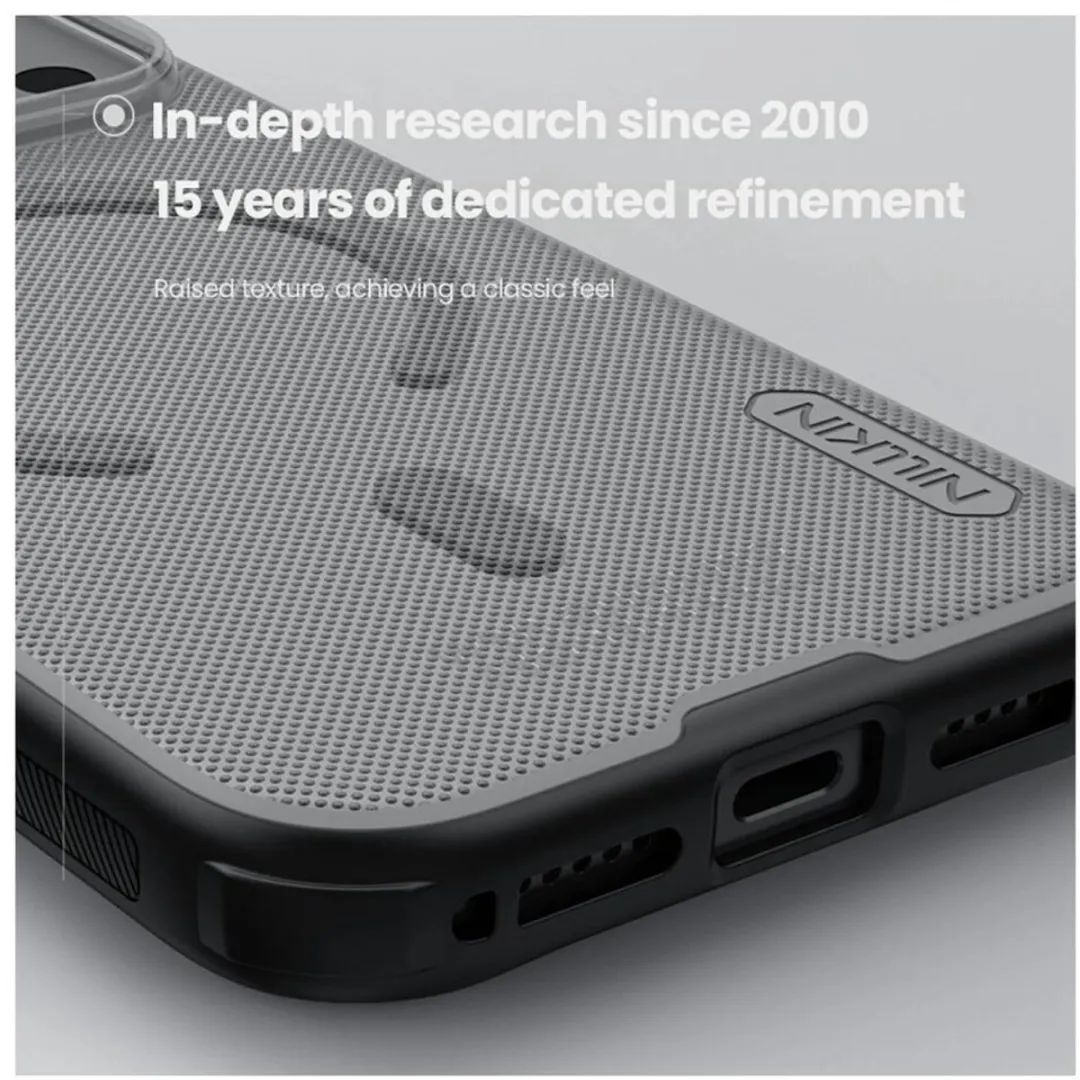 Nillkin Frosted Shield Hoesje iPhone 17 Pro - MagSafe - Transparant Zwart