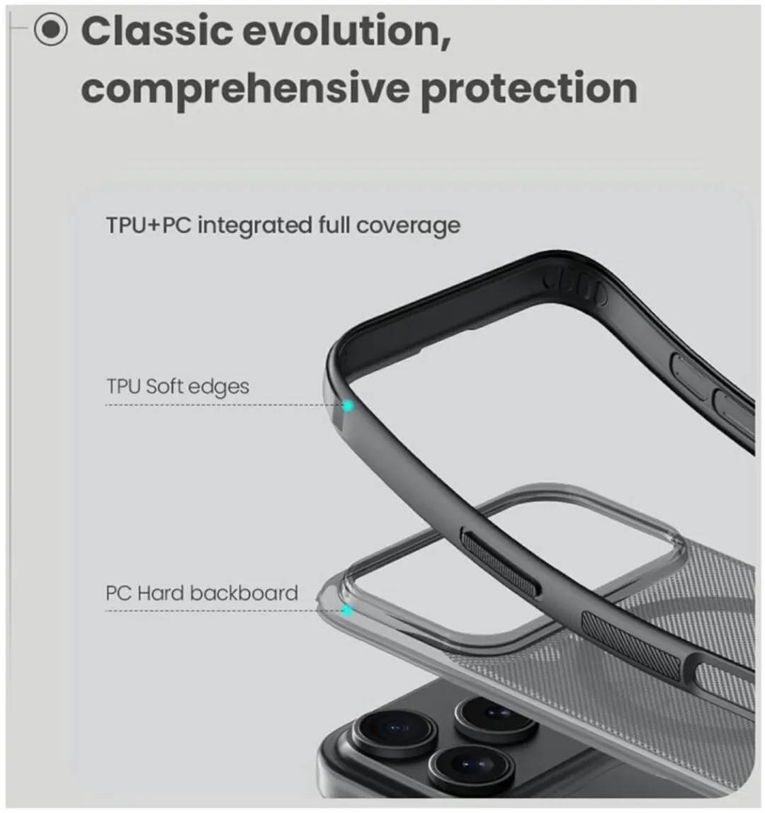 Nillkin Frosted Shield Hoesje iPhone 17 Pro - MagSafe - Transparant Zwart