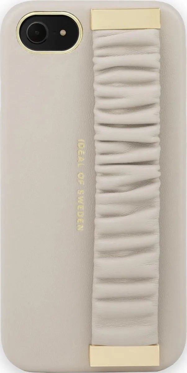iDeal of Sweden Statement Case Top-Handle iPhone 8/7/6/6s/SE - Ruffle Cream - 3 Pasjes