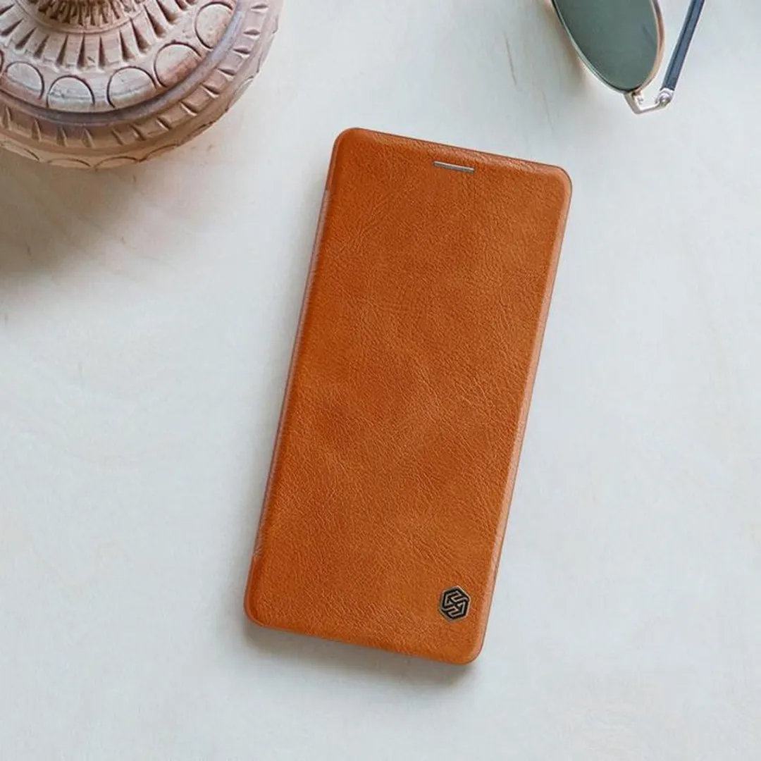 Nillkin Qin PU Leather Book Case Sony Xperia L3 - Bruin - afbeelding 4 van 4