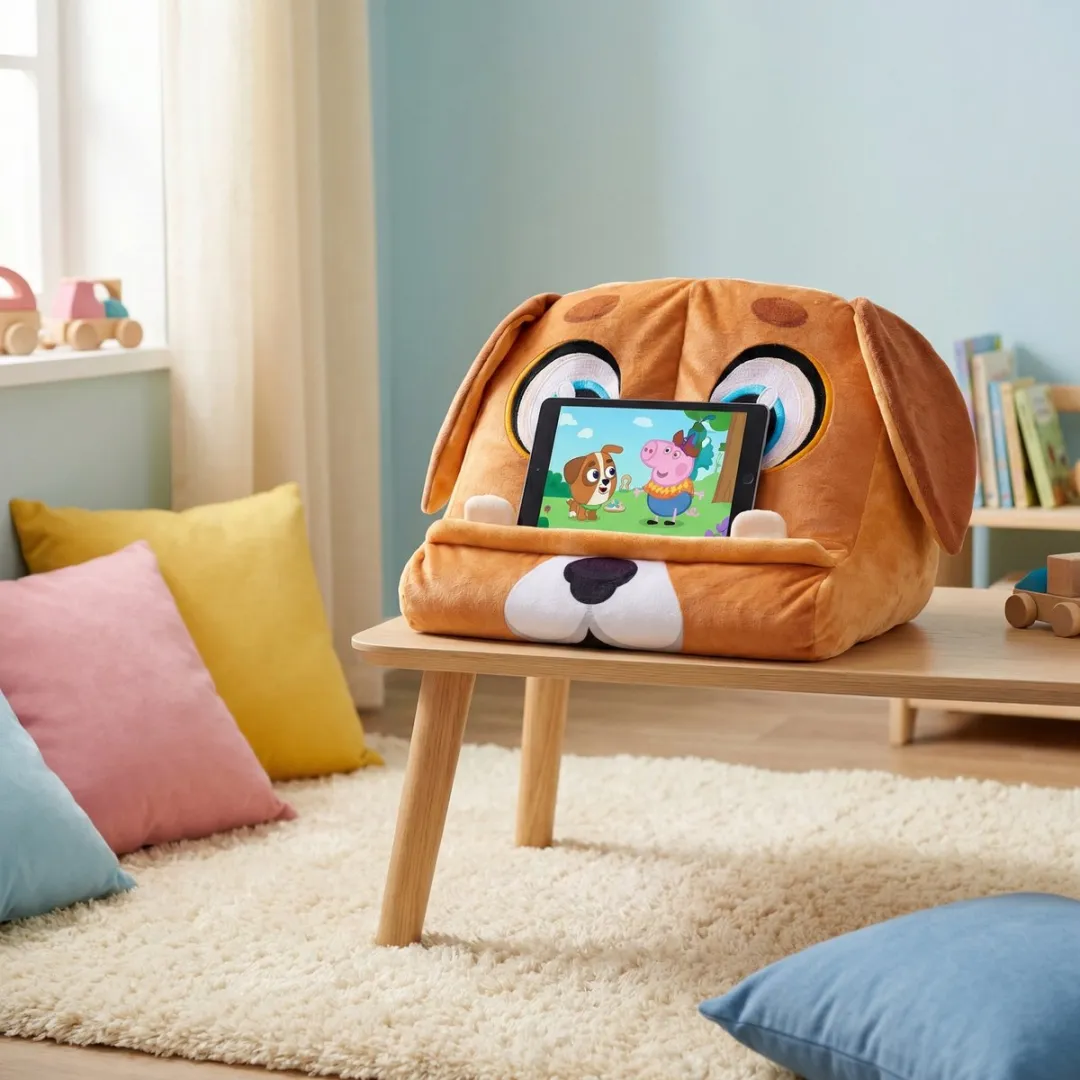 Eddy Toys Animal Tabletstand Hond - Oranje/Wit