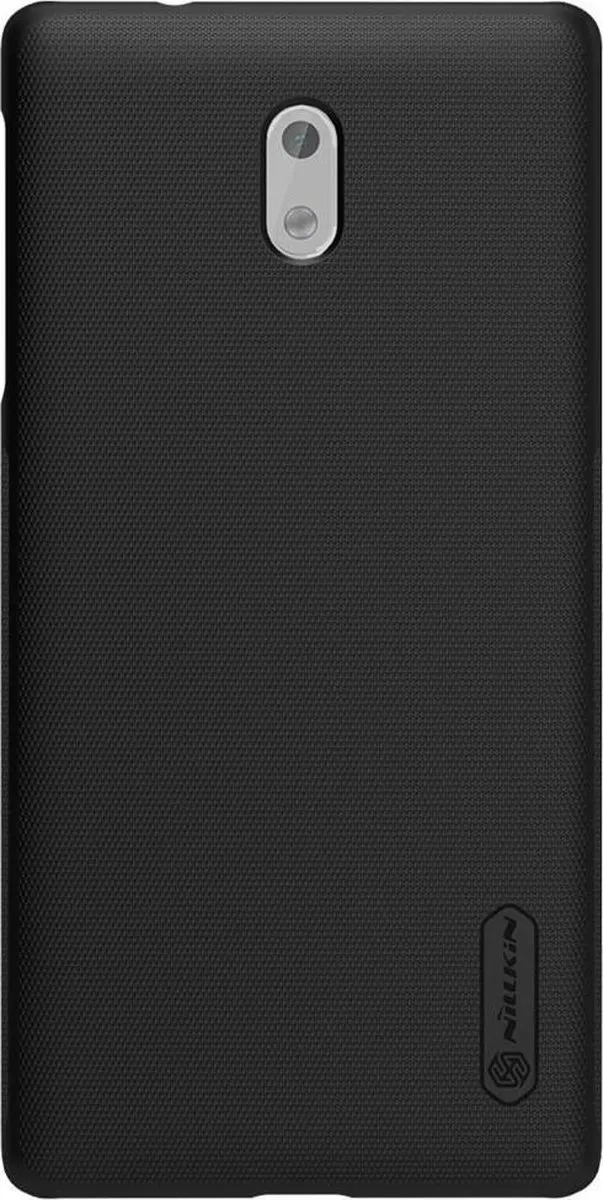Nillkin Super Frosted Shield Backcover Nokia 3 - Zwart - afbeelding 3 van 6