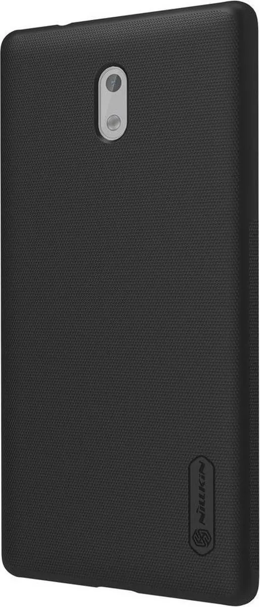 Nillkin Super Frosted Shield Backcover Nokia 3 - Zwart - afbeelding 5 van 6