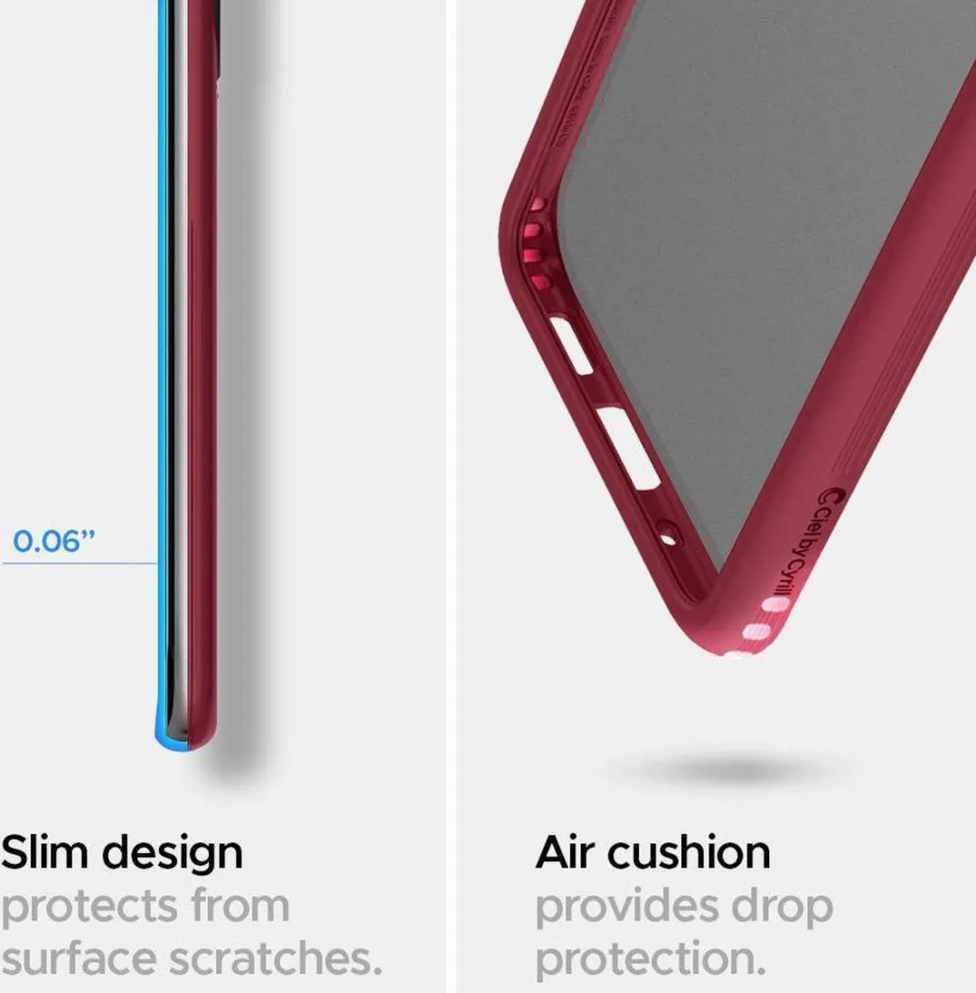 Spigen Cyrill Color Brick ACS00728 Hoesje - Samsung Galaxy S20 Ultra - Rood/Zwart