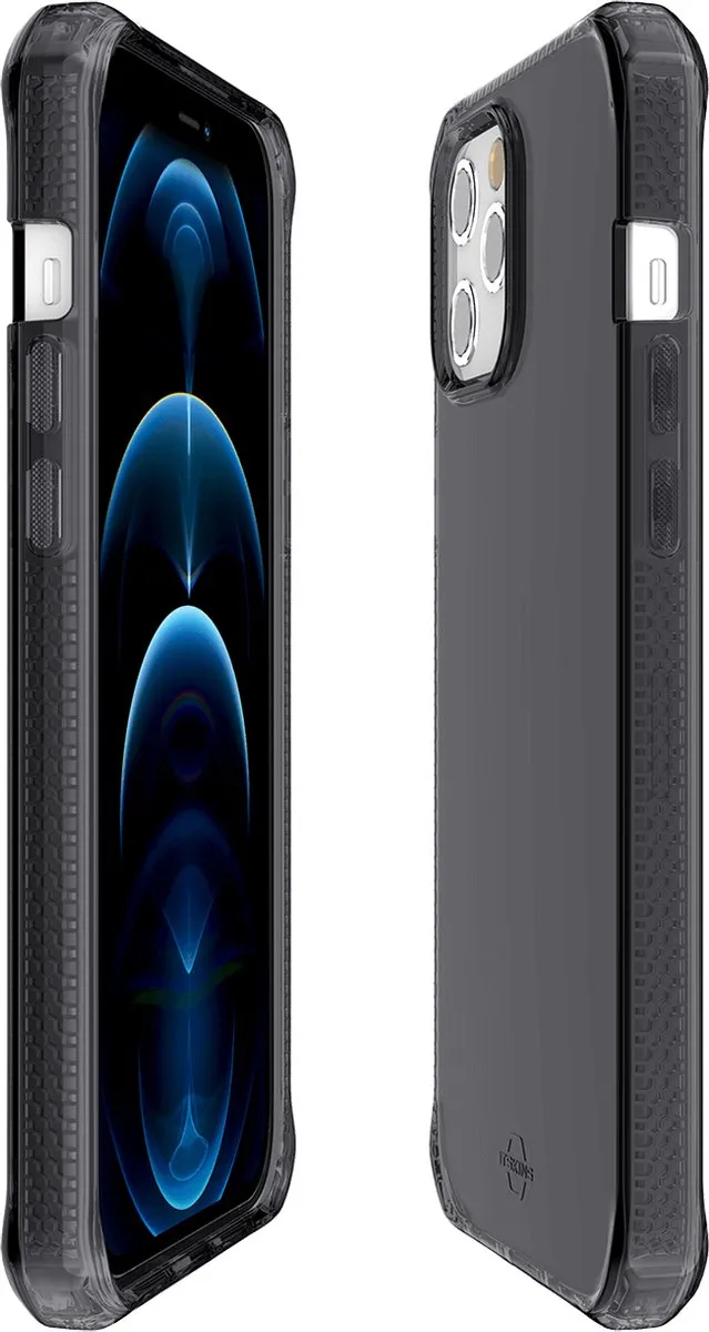 ITSKINS Spectrum Clear iPhone 13 Pro Hoesje - Transparant Zwart