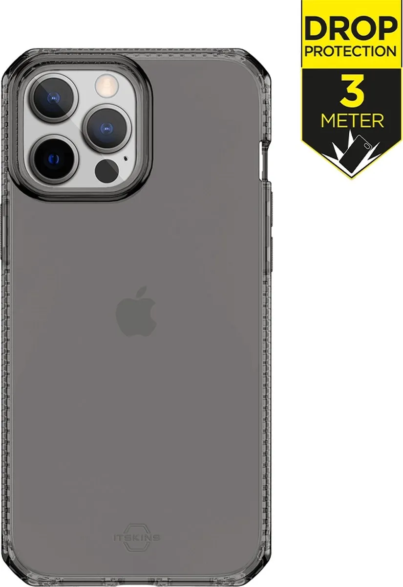ITSKINS Spectrum Clear iPhone 13 Pro Hoesje - Transparant Zwart