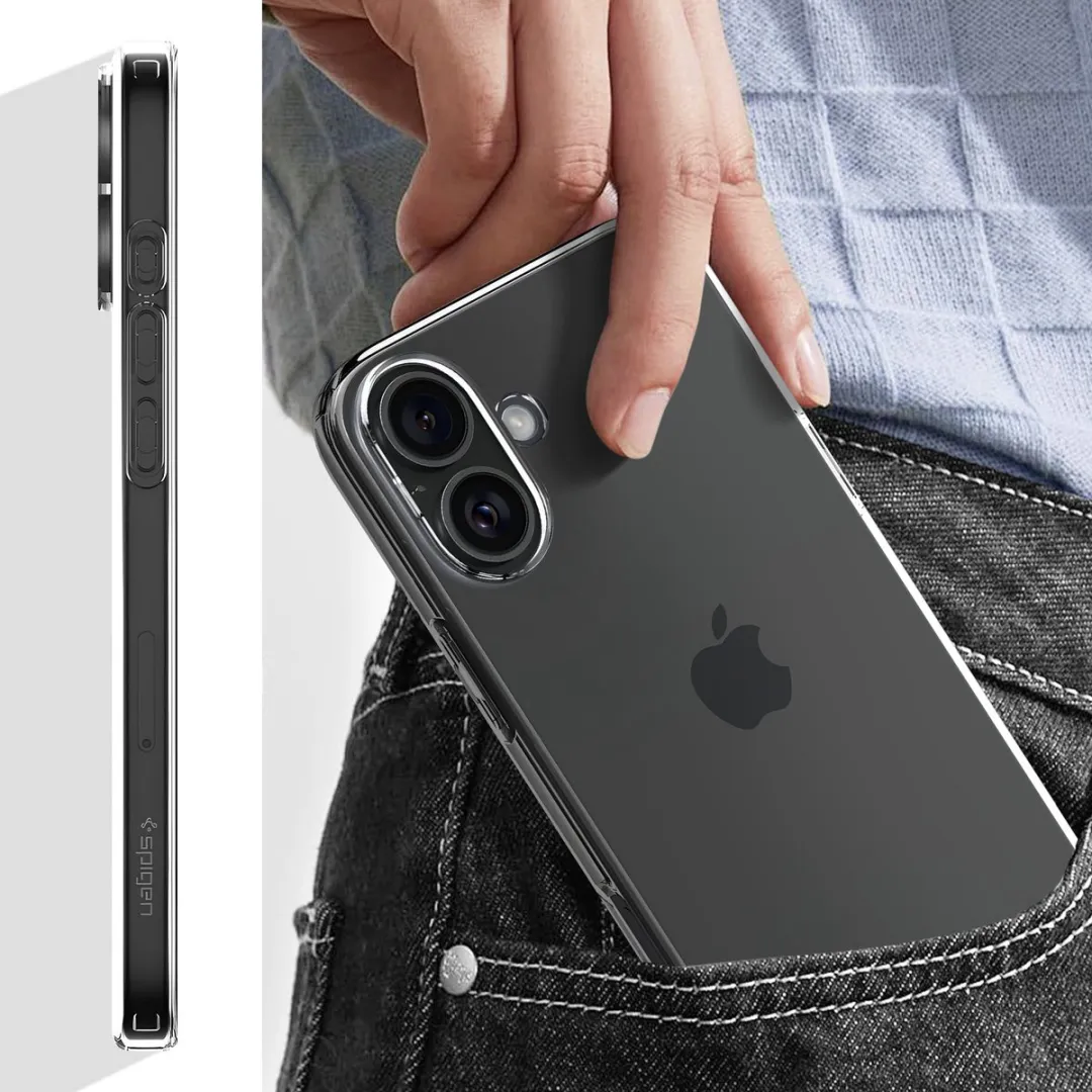 Spigen Liquid Crystal Hoesje ACS08190 iPhone 16 - Transparant