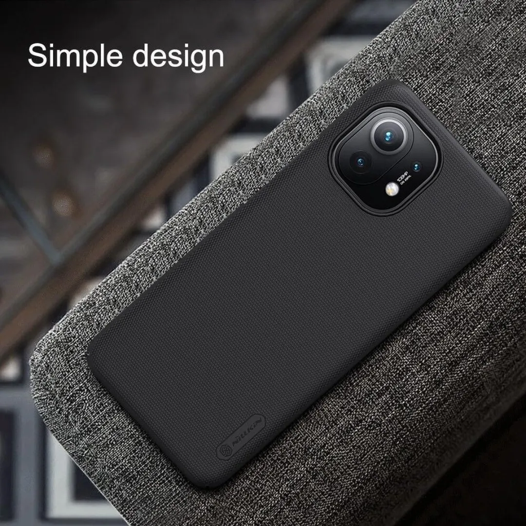 Nillkin Super Frosted Shield Hoesje Xiaomi Mi 11 - Zwart - afbeelding 6 van 6