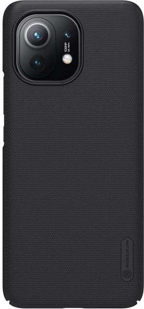 Nillkin Super Frosted Shield - Hoesje geschikt voor Xiaomi Mi 11 Zwart