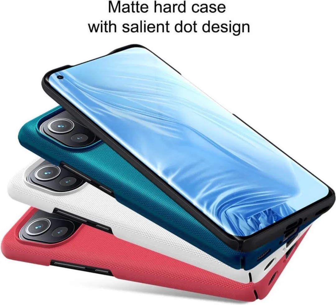 Nillkin Super Frosted Shield - Hoesje geschikt voor Xiaomi Mi 11 Zwart