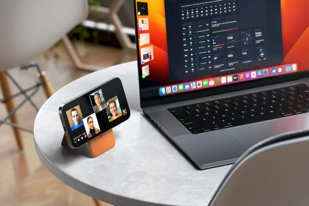 Satechi ST-VLWO Magneet Wallet Stand - Oranje