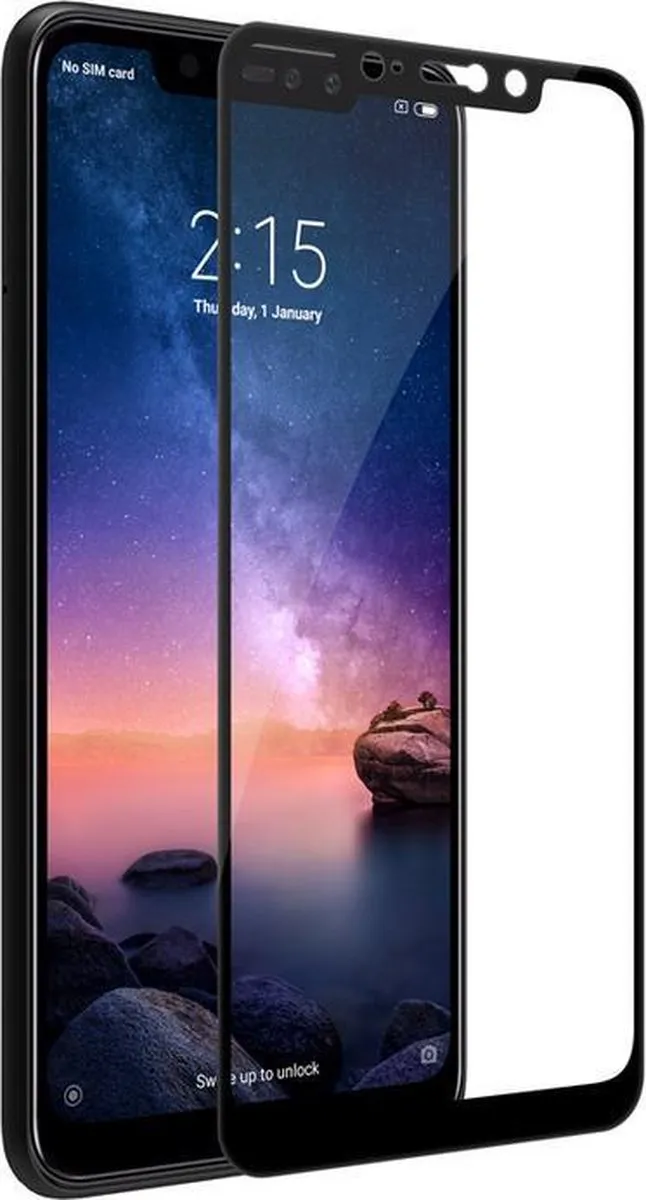 Nillkin Amazing CP+ Tempered Glass Redmi Note 6 Pro - Zwart - afbeelding 2 van 3