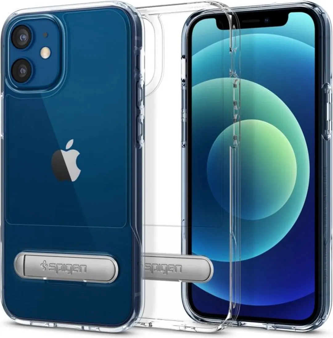 Spigen Slim Armor PU Air Cushion iPhone 12 Mini - ACS01553 - Transparant - afbeelding 2 van 6