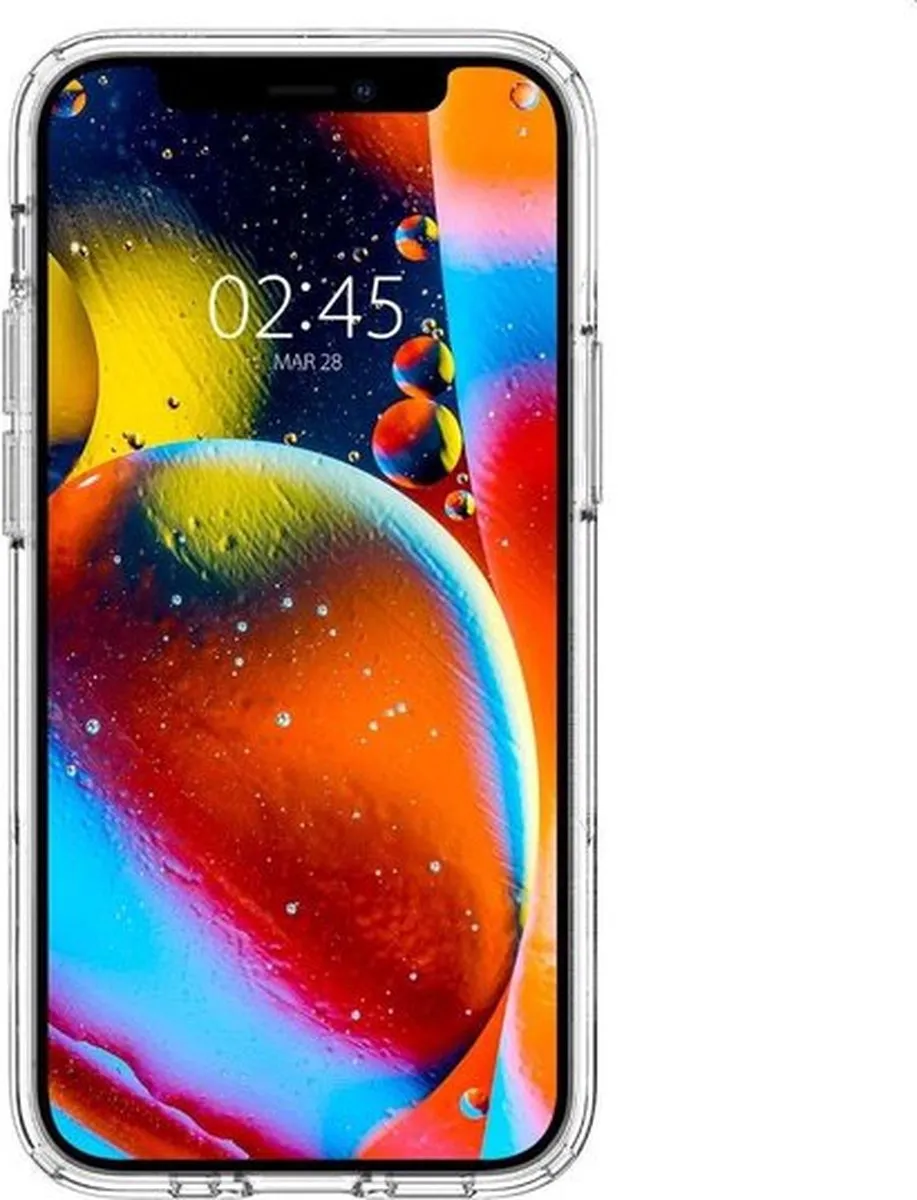 Spigen Slim Armor PU Air Cushion iPhone 12 Mini - ACS01553 - Transparant - afbeelding 5 van 6