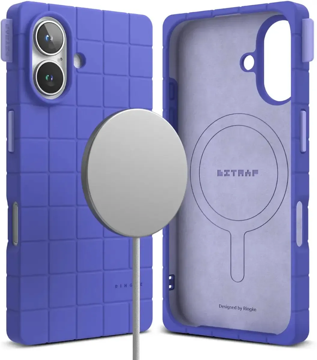 Ringke Bitmap Silicone Magnetic Hoesje iPhone 16