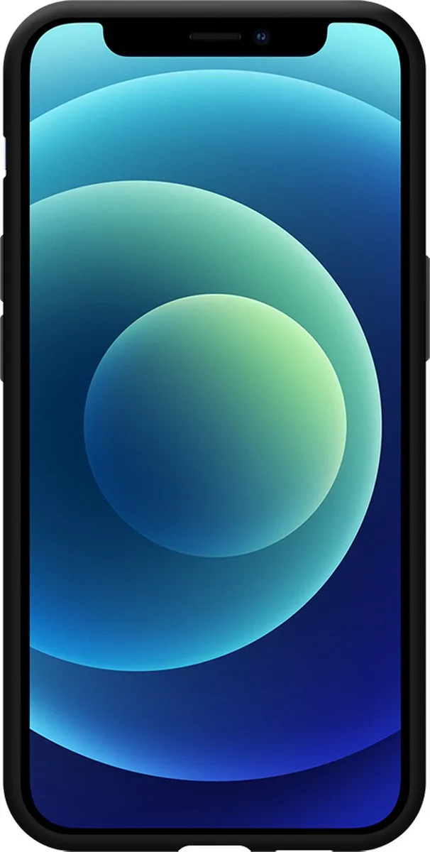 Just in Case Cazy iPhone 12/12 Pro Hoesje - Zwart