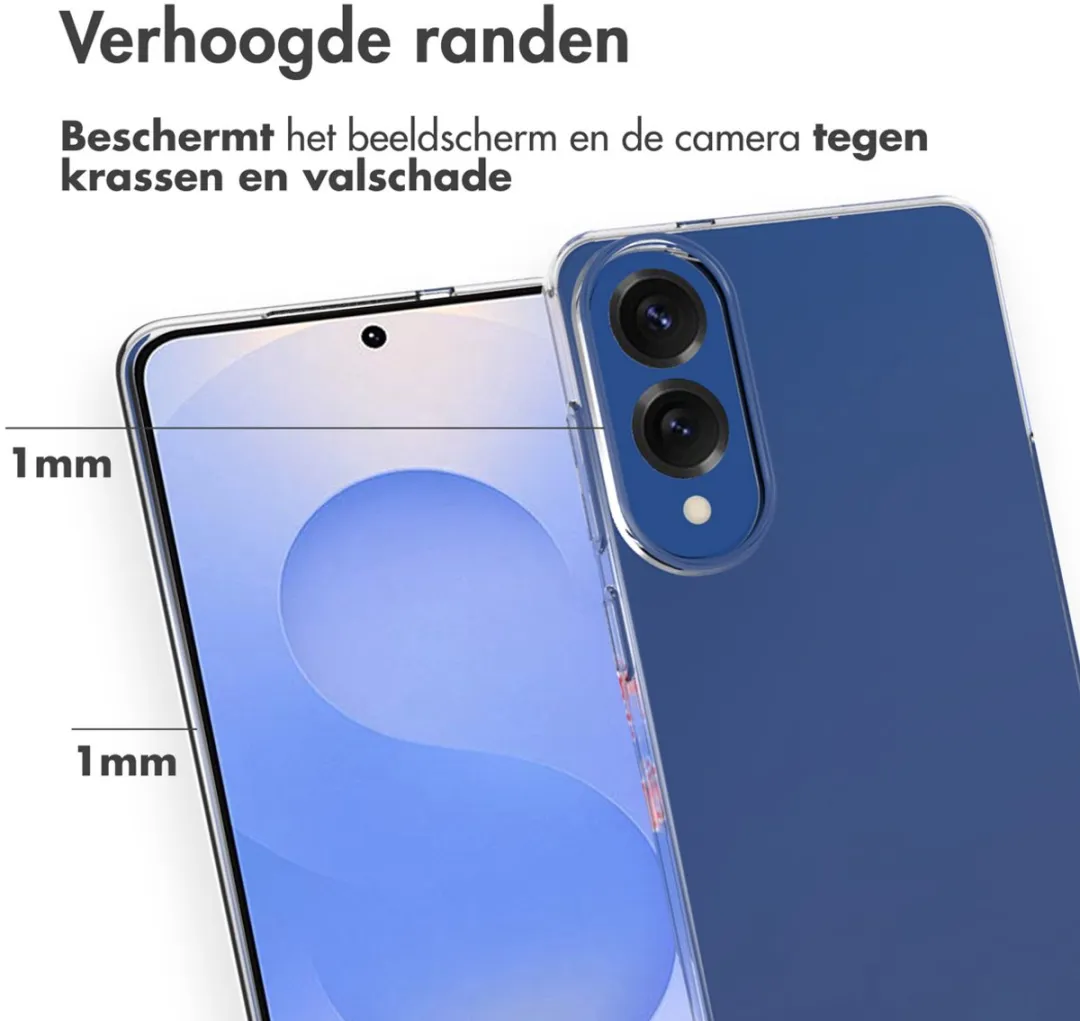 Accezz Hoesje Samsung Galaxy S25 Edge - Transparant