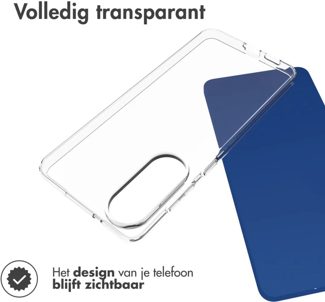 Accezz Hoesje Samsung Galaxy S25 Edge - Transparant