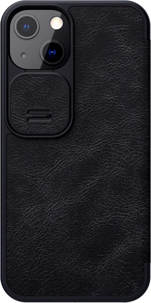 Nillkin Qin Pro Book Case iPhone 13 - Zwart NN-QPL-IP13/BK - afbeelding 2 van 3