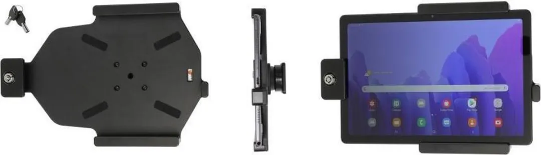 Brodit Tab A7 10.4 2020 Houder - LOCK 2Key - Zwart