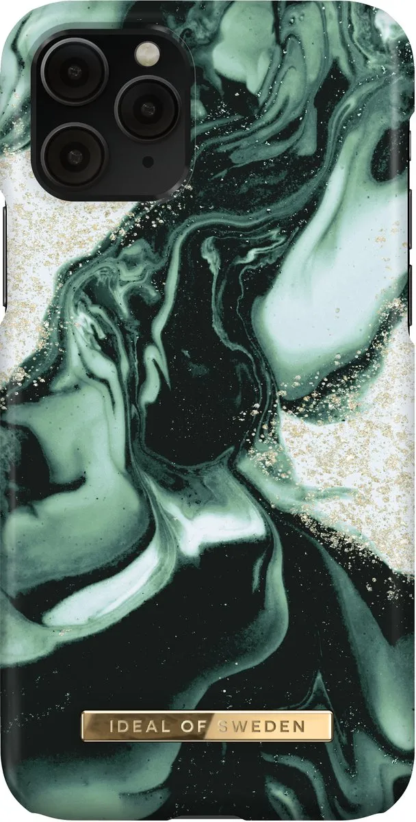 iDeal of Sweden Fashion Case iPhone 11 Pro/XS/X - Golden Olive Marble