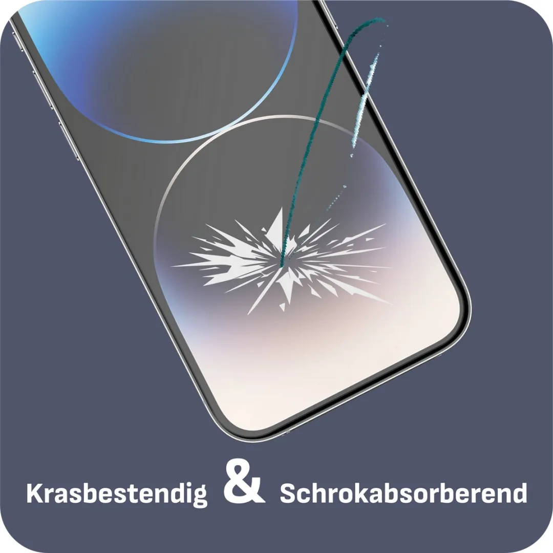 Just in Case Cazy iPhone 14 Pro Schermbeschermer - 2 Stuks