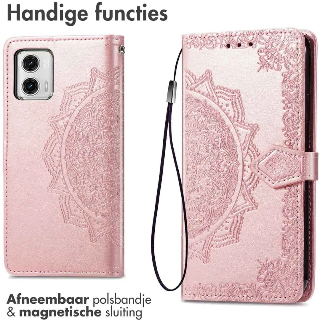 Imoshion Moto G73 Hoesje Rosé Goud