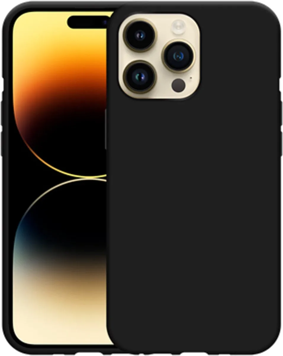Just in Case Cazy iPhone 14 Pro Max Hoesje - Zwart