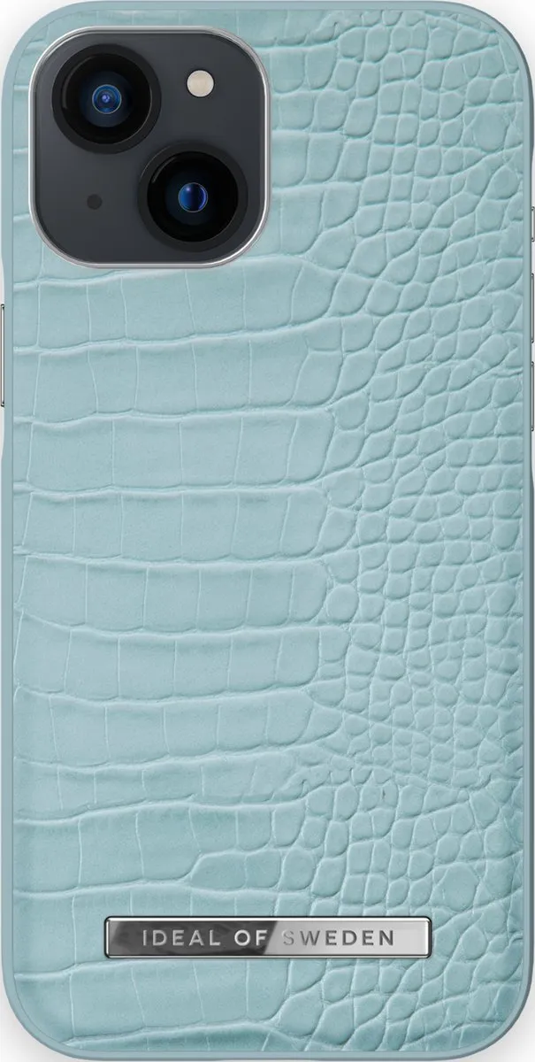 iDeal of Sweden Atelier Case iPhone 13 Mini Soft Blue Croco
