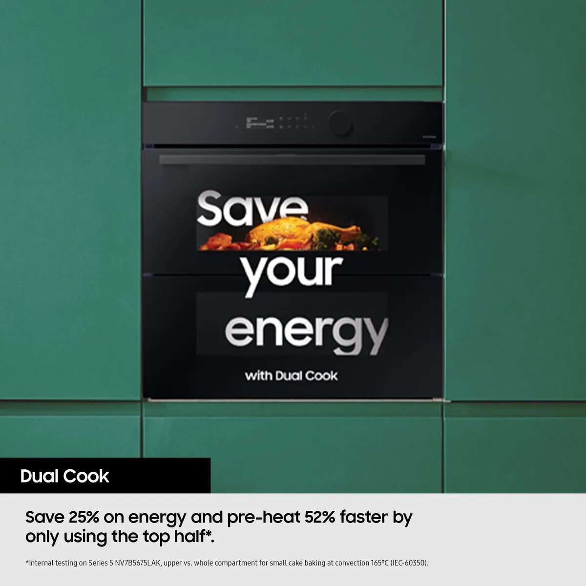 Samsung Series 5 NV7B5755SAS/U4 Oven 76L - Roestvrijstaal