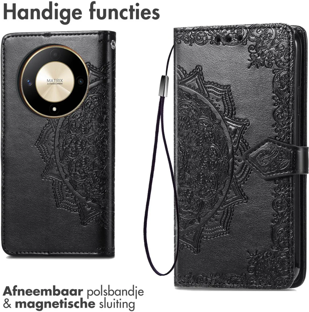 Imoshion Hoesje Honor Magic 6 Lite - 3 Pasjes - Zwart
