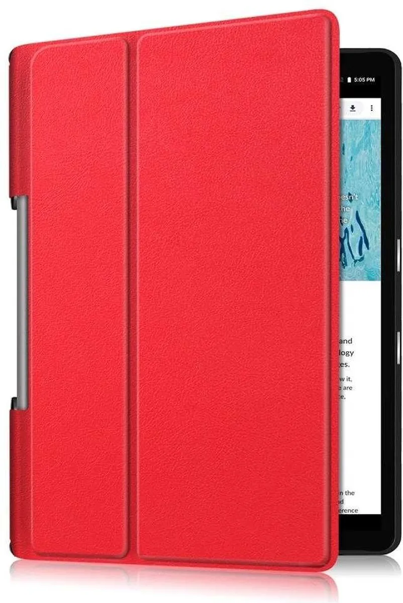 Just in Case Cazy TriFold Hoes Lenovo Yoga Smart Tab 10.1 - Rood