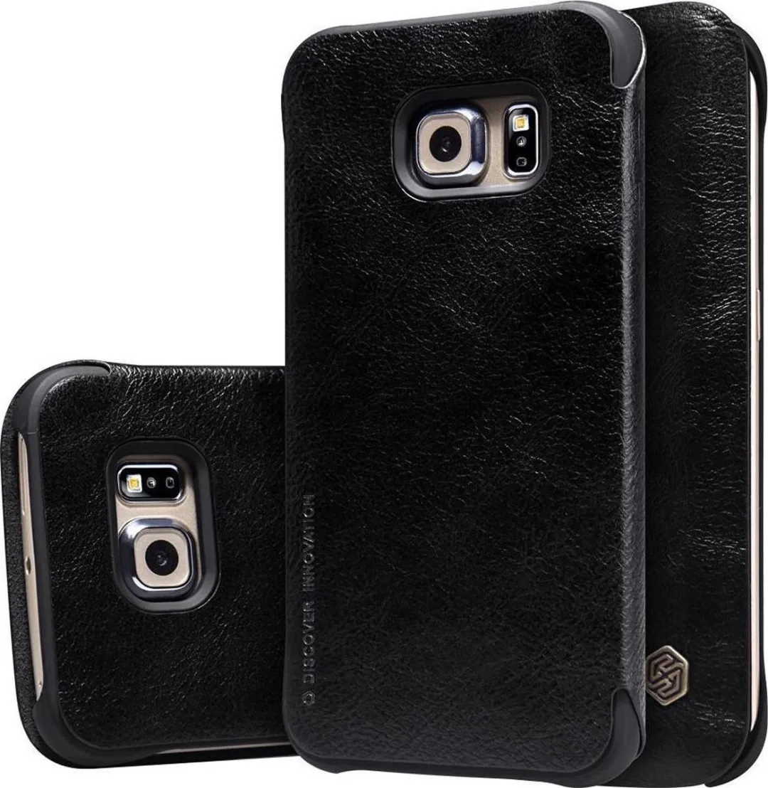 Nillkin Qin Leather Slim Booktype Hoes Samsung Galaxy S6 Edge