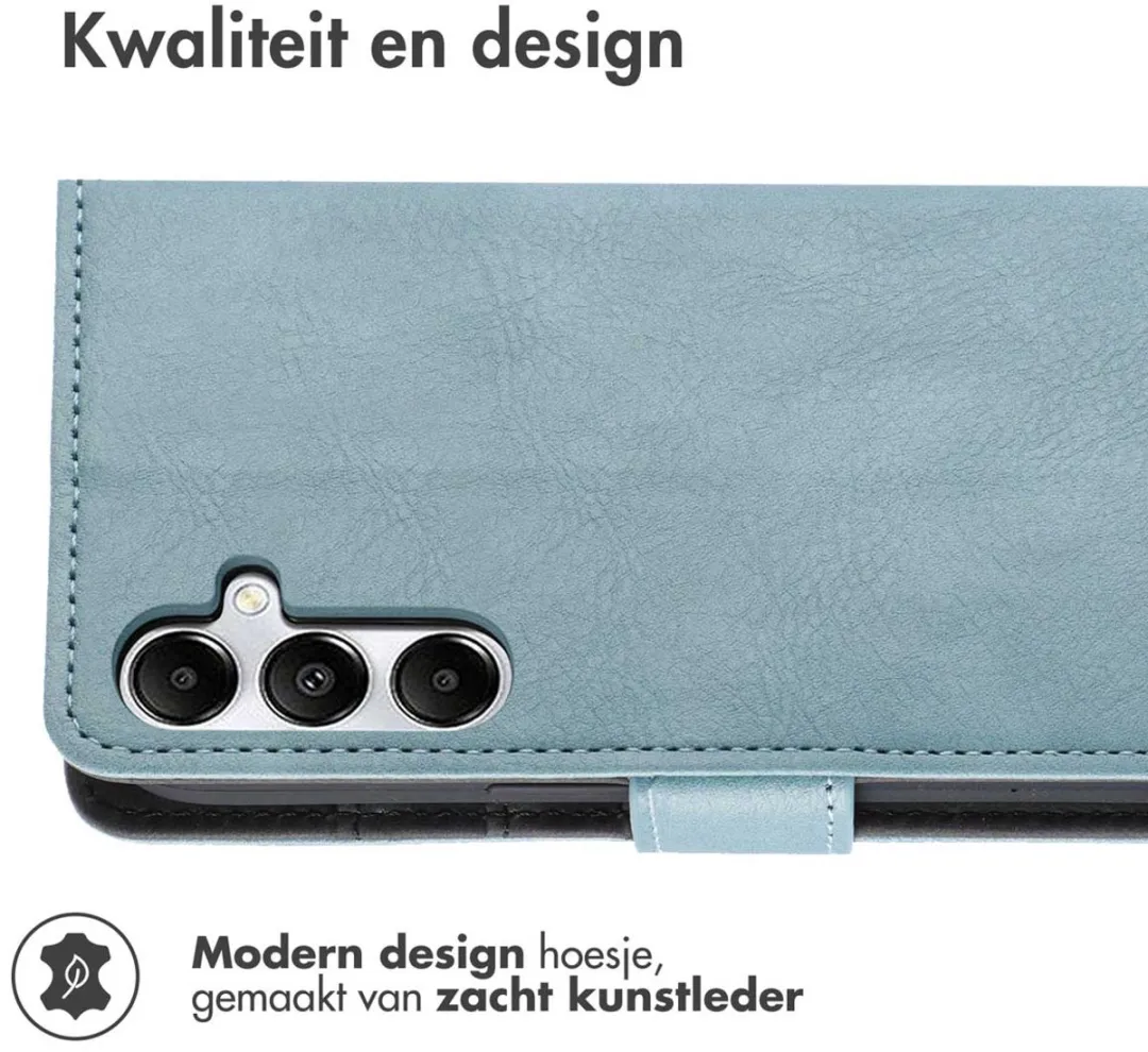 Imoshion Hoesje Samsung Galaxy A35 Lichtblauw - 3 Pasjes