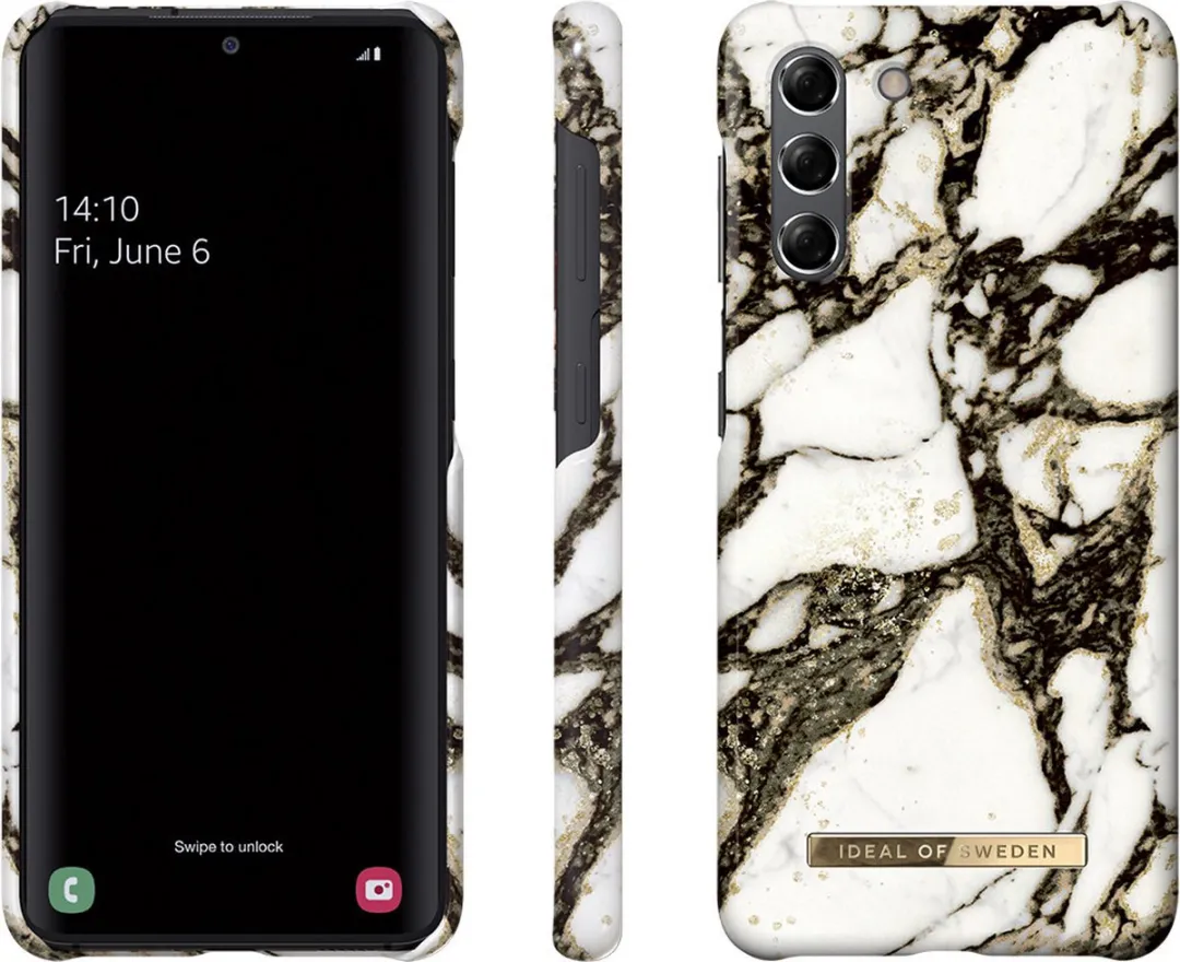 iDeal of Sweden Galaxy S21 Hoesje - Calacatta Golden Marble