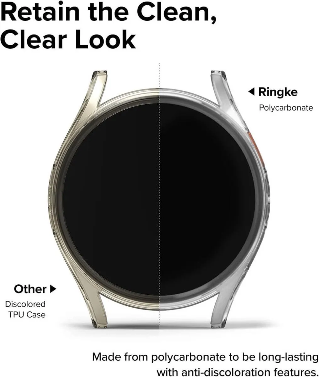 Ringke Slim+Glass Galaxy Watch 7 44mm - Hoesje + Schermbeveiliging - 2 Stuks