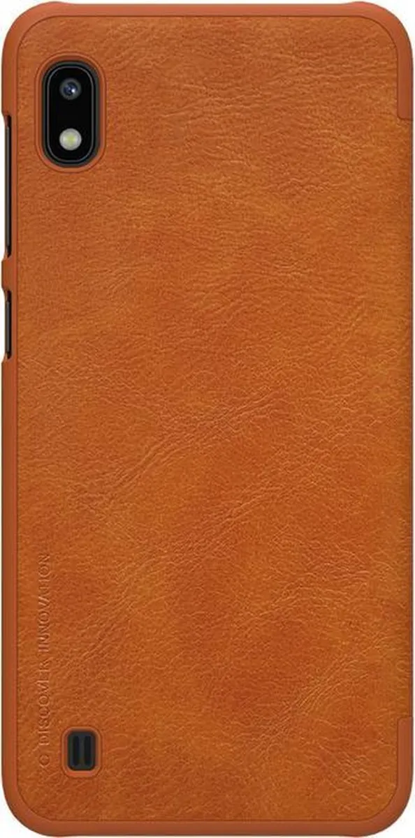 Nillkin Qin PU Leather Book Case - Samsung Galaxy A10 - Bruin - afbeelding 4 van 4