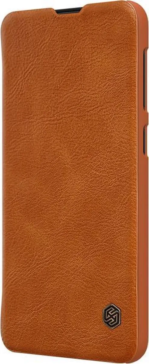 Nillkin Qin PU Leather Book Case - Samsung Galaxy A10 - Bruin - afbeelding 2 van 4