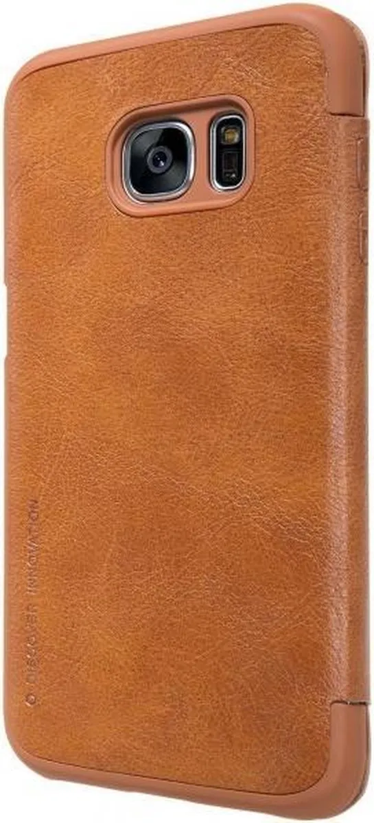 Nillkin Qin Series Hoesje Samsung Galaxy S7 - Bruin