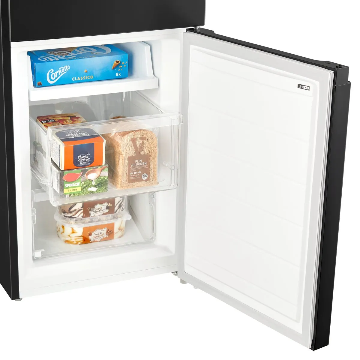 Inventum KV1500B Koel-vriescombinatie 174L - Zwart