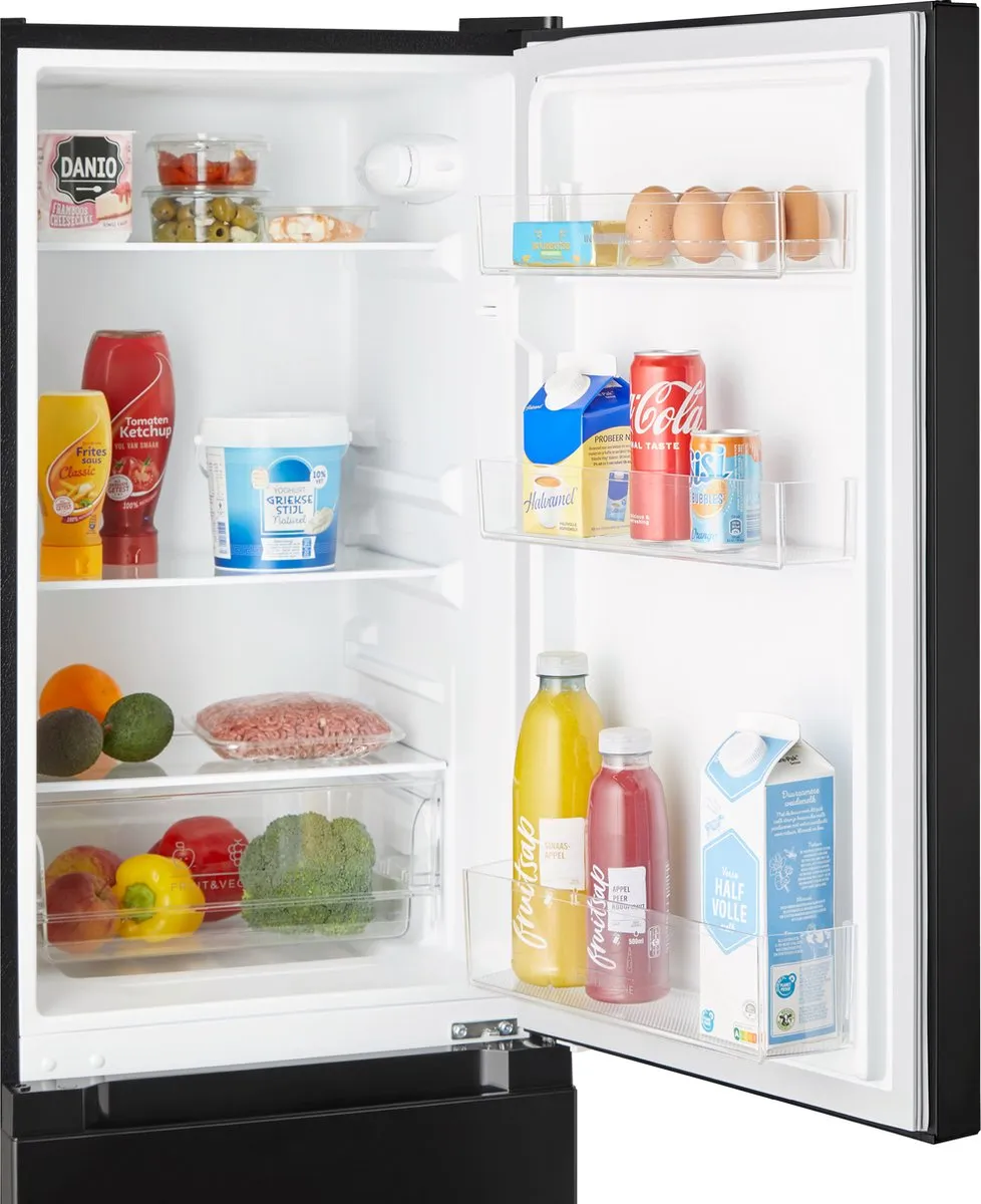 Inventum KV1500B Koel-vriescombinatie 174L - Zwart - afbeelding 6 van 6