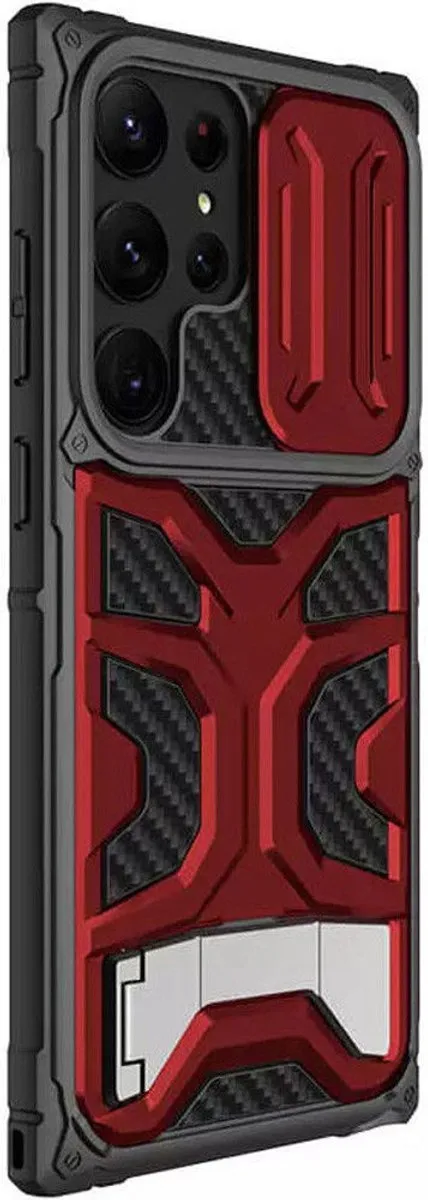 Nillkin Adventurer Samsung Galaxy S23 Ultra Hoesje - Rood
