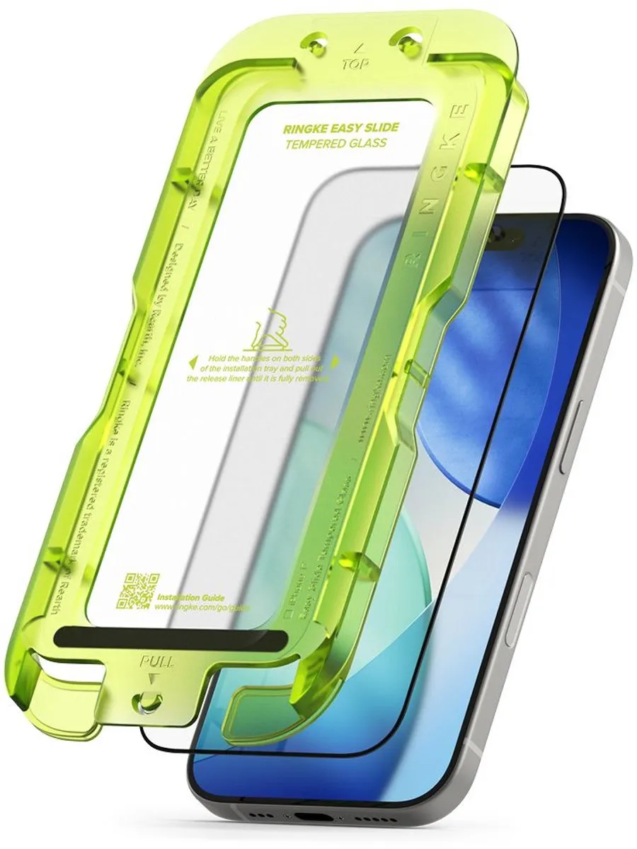 Ringke Easy Slide iPhone 17 Schermbescherming 2-Pack - 9H Hardglas