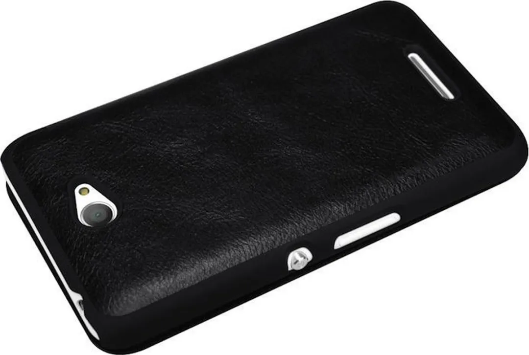 Nillkin Qin Series Hoesje Sony Xperia E4 - Zwart - afbeelding 3 van 5