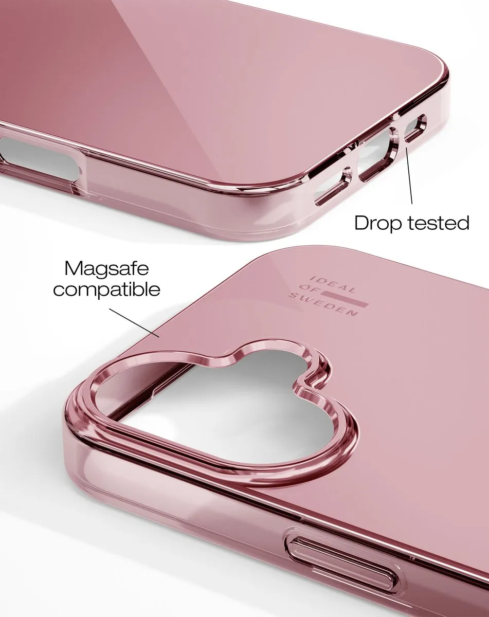 iDeal of Sweden Mirror Case MagSafe iPhone 16 Plus - Mirror Rose Pink