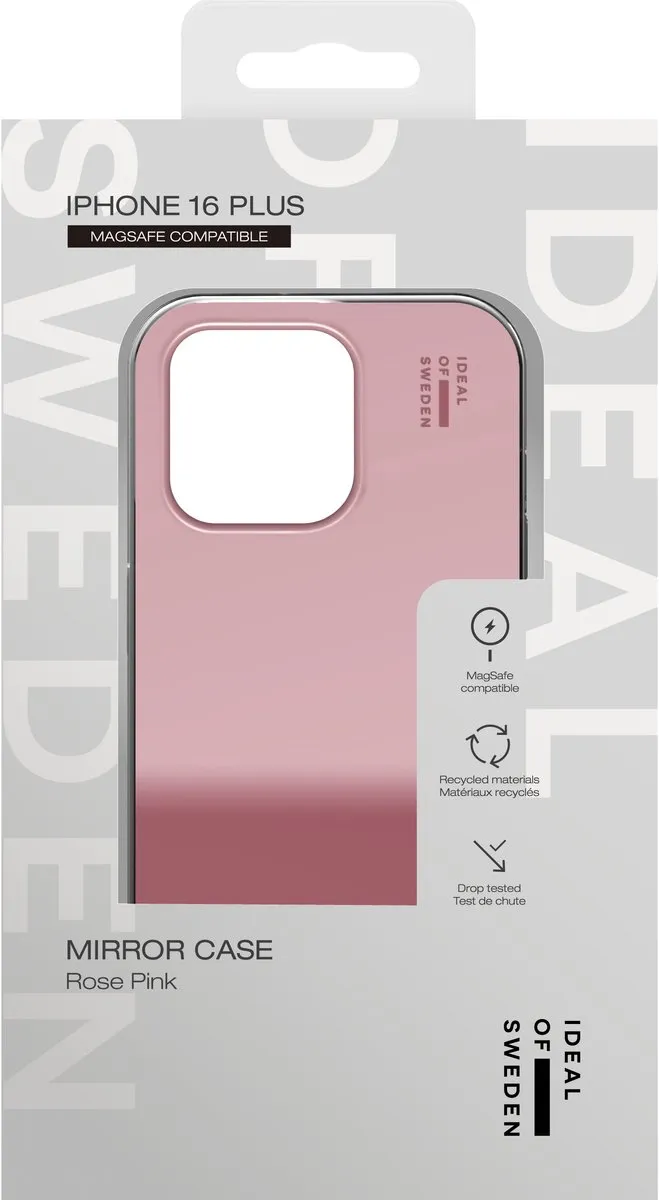 iDeal of Sweden Mirror Case MagSafe iPhone 16 Plus - Mirror Rose Pink